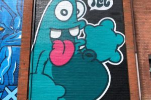 cheltenham paint festival nolart painting nolart canvas Streetart graffiti characterdesign nol